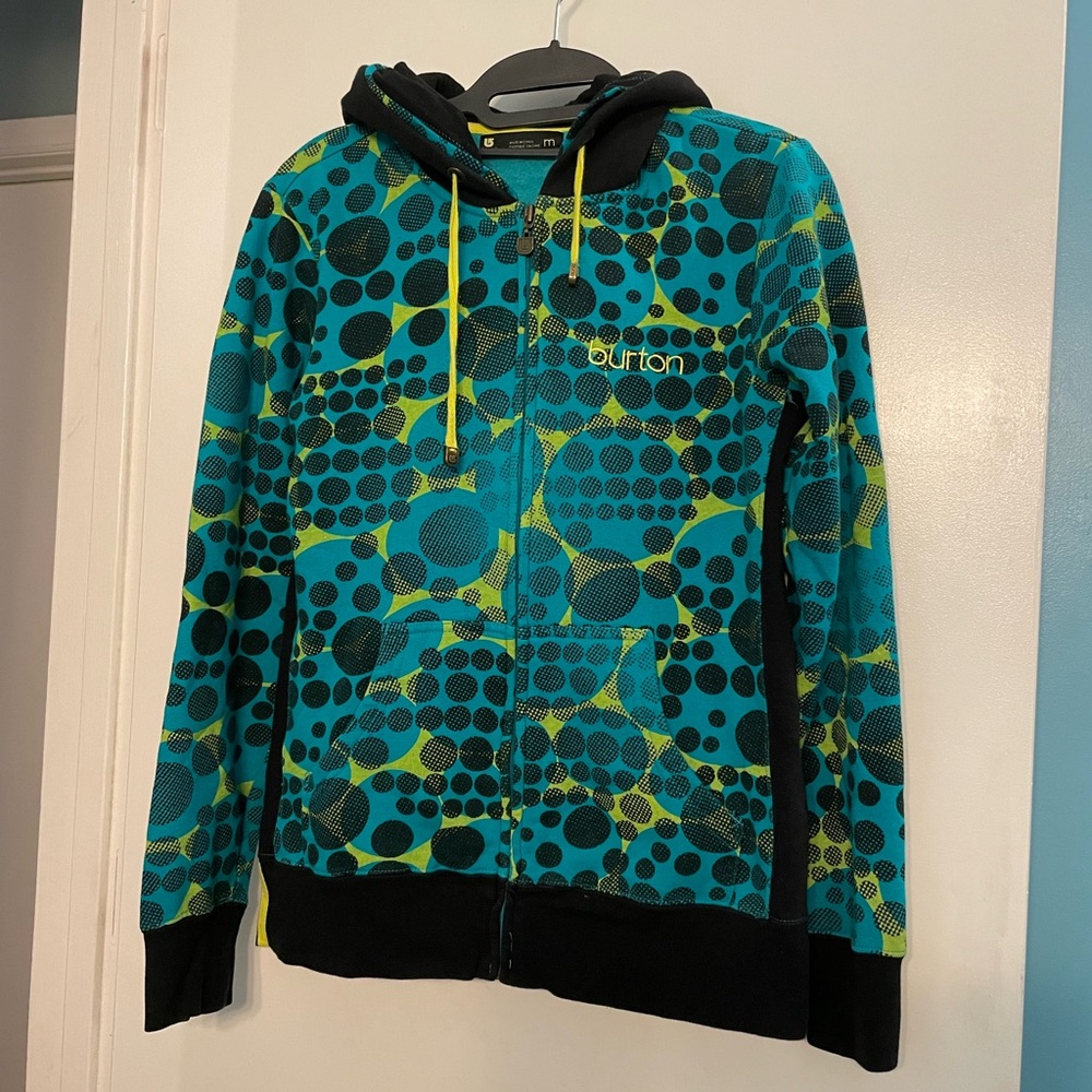 Burton full zip hoodie, women’s M
